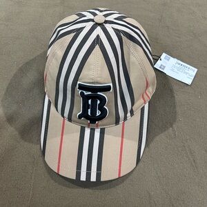 Burberry MH STRIPE TB BASEBALL CAP Archive Beige
